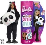 Barbie HHG22 - Cutie Reveal Puppe mit Panda-Pl&uuml;schkost&uuml;m und 10 &Uuml;berraschungen