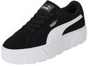 PUMA Karmen LSneaker f&uuml;r Damen, Puma Schwarz Puma Wei&szlig; Puma Team Gold, 42 EU