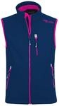 Trollkids Kids Trollfjord Vest 110, navy/pink