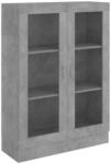 vidaXL Vitrinenschrank B&uuml;cherschrank Aktenschrank B&uuml;roschrank Vitrine Schrank
