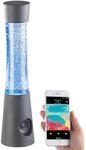 Lunartec Glitter Lampe: Tornado-Lampe mit Lautsprecher, RGB-LEDs, Glitzer, Bluetooth