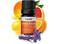Casida® Glück & Freude Duftmischung ätherische Öle mit Orangenöl,...