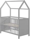 roba Hausbett 60 x 120 cm - FSC zertifiziert - Babybett & Beistellbett f&uuml;r Kinder in
