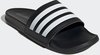 adidas Unisex Adilette Comfort Slides, Core Black / Cloud White, 53 1/3