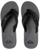 Quiksilver Herren Carver Squish Flipflop, Schwarz/Grau/Schwarz, 43 EU