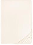 biberna Feinjersey Spannbettlaken 90x200-100x200 cm beige | 100% Baumwolle