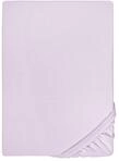 biberna Feinjersey Spannbettlaken 90x200-100x200 cm Flieder | 100% Baumwolle