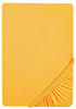 biberna Feinjersey-Spannbetttuch 0077144 gelb 1x 90x190 cm - 100x200 cm