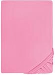 biberna Feinjersey Spannbettlaken 60x120-70x140 cm Rose | 100% Baumwolle