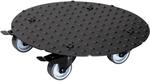 WAGNER Pflanzenroller Alaska Black &Oslash; 30 x 7,5 cm I Blumenroller f&uuml;r Au&szlig;enbereich +