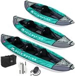 Aqua Marina , Kajak aufblasbar im Set f&uuml;r 2 &ndash; 3 Personen Laxo-380 2022 12&lsquo;6