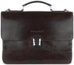bugatti Romano Aktentasche Herren Leder Business Tasche mit Laptoptfach