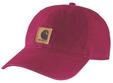 Carhartt Herren Canvas Cap Baseballkappe, Rote Beete, Einheitsgr&ouml;&szlig;e