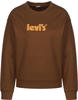Levi's Damen Graphic Standard Crewneck Pullover Sweatshirt, Poster Logo Glazed