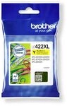 Brother Original Tintenpatrone LC-422XLY Gelb f&uuml;r ca. 1.500 Seiten, f&uuml;r