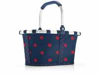 reisenthel carrybag XS mixed dots red– Stabiler Einkaufskorb mit praktischer