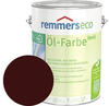 Remmers Öl-Farbe [eco] rotbraun, 0,75 Liter, Öko Farbe für Holz innen und...