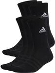 adidas Unisex Cushioned Sportswear Crew Socks 6 Pairs