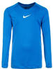 Nike Jungen Park First Layer Top Kids Thermal Long Sleeve, Royal Blue White, XL