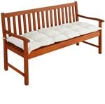 DETEX&reg; Bankauflage Sitzkissen Creme Polyester Visko-Effekt 145x45cm Sitzpolster