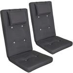 DETEX&reg; Stuhlauflagen 2er Set Kopfkissen R&uuml;ckhalteb&auml;nder Sitzkissen...