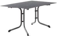SIEGER Boulevard- Klapptisch mit Polytec&reg;-Platte. Plattenma&szlig; ca.120x80 cm,