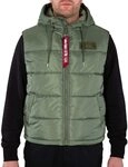ALPHA INDUSTRIES Herren Alpha Industries Hooded Puffer Vest Fd Weste f&uuml;r Herren