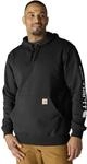 Carhartt Herren Sleeve Logo Hooded Sweatshirt Kapuzenpullover, Schwarz, XS