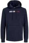 JACK & JONES PLUS Herren Jjecorp Logo Hood Noos Pullover Sweater, Navy Blazer, 5XL