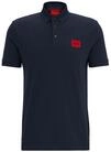 HUGO Herren Dereso222 Polohemd, Dark Blue405, L EU