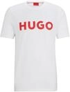 HUGO Herren dolive T Shirt, New - White100, XL EU