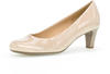 Gabor Nesta II Womens Court Shoes 36.5 Sand Patent Hi Tec