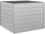 vidaXL Garten-Hochbeet 100x100x77 cm Verzinkter Stahl Silber