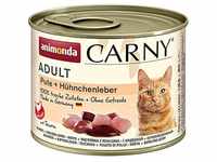 animonda Carny Adult Katzenfutter, Nassfutter für ausgewachsene Katzen, Pute +