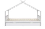 VitaliSpa Hausbett Design, Wei&szlig;, 90x200 cm