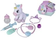 Simba 105542140 - Doktorkoffer mit Pl&uuml;sch Einhorn, 20cm, Koffer 23x20cm zum