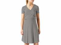 TOM TAILOR Damen Kleid in Wickeloptik 1032059, 29272 - Black Horizontal Stripe, 36