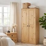 CARO-M&ouml;bel Kleiderschrank Barrio W&auml;scheschrank Dreht&uuml;renschrank im...