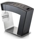 R&Ouml;SLE Messerblock MoveX Schwarz, Hochwertiger Design Messerblock unbest&uuml;ckt aus