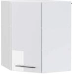 Vicco Eckh&auml;ngeschrank Fame-Line, Wei&szlig; Hochglanz, 57 cm, zur Kombination mit
