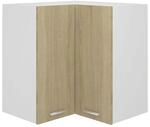 vidaXL Eckh&auml;ngeschrank Lyon Sonoma-Eiche 57x57x60 cm Holzwerkstoff