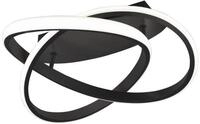 Reality Leuchten LED Deckenleuchte Course R62051132, Metall Nickel matt, inkl. 18