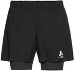 Odlo Laufhose Herren Kurz Zeroweight 5 Inch I Laufshort 2 in 1 I Sporthose