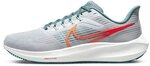 Nike Herren Air Zoom Pegasus 39 Running Shoes, Pure Platinum/Total Orange-Mineral
