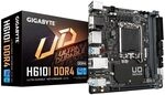GIGABYTE H610I DDR4 Mainboard - Unterst&uuml;tzt Intel Core Prozessoren 14th CPUs, 4+1+1
