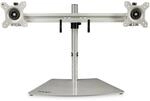 StarTech.com Dual-Monitorst&auml;nder - Ergonomischer Freistehender Dual-Monitor Desktop