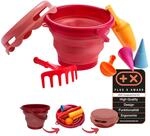 Schildkr&ouml;t 7in1 Sand Toys Set, innovatives Sand-Spielset im Handtaschenformat,