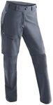 Maier Sports Damen Latit Zip Wanderhose, Graphite, 48 EU