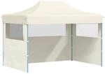 vidaXL Profi Partyzelt Faltbar mit 3 Seitenw&auml;nden Wasserbest&auml;ndig Pavillon...