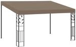 vidaXL Wand Pavillon Anbaupavillon Sonnenschutz Pergola Gartenpavillon...